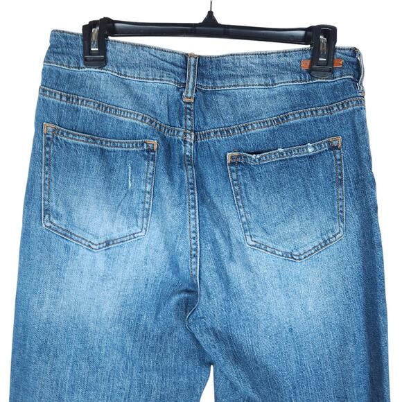 Pilcro Womens Bootcut Jeans 29 Medium Wash Boho Chic Casual Soft Girl Streetwear - Picture 7 of 13